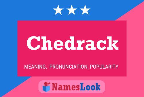 ملصق اسم Chedrack