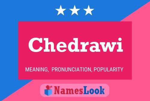 ملصق اسم Chedrawi