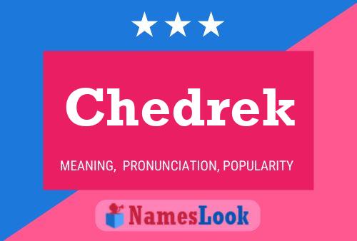 ملصق اسم Chedrek