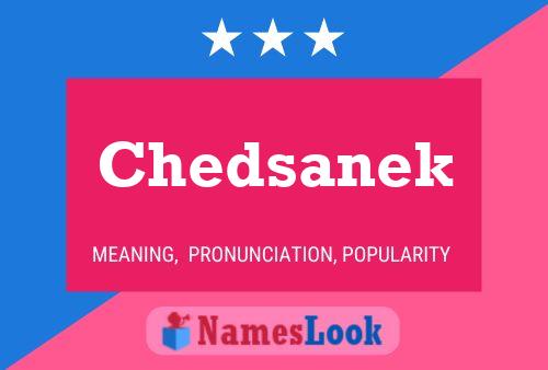 ملصق اسم Chedsanek