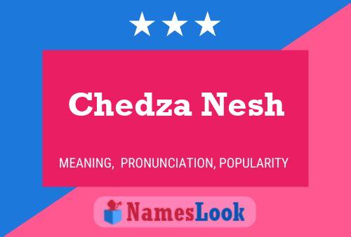 ملصق اسم Chedza Nesh