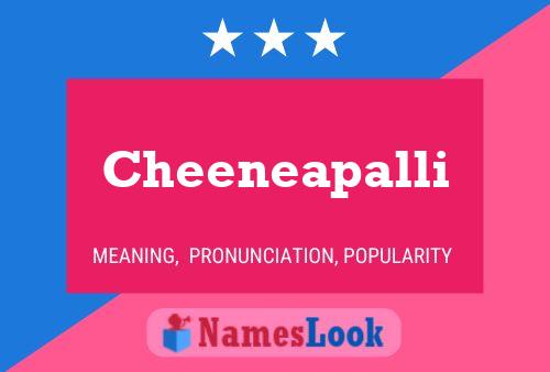 ملصق اسم Cheeneapalli