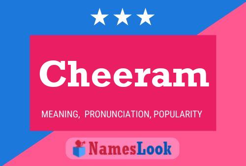 ملصق اسم Cheeram