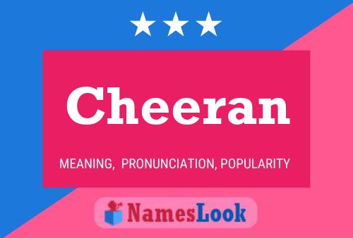 ملصق اسم Cheeran