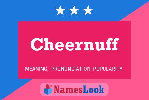 ملصق اسم Cheernuff