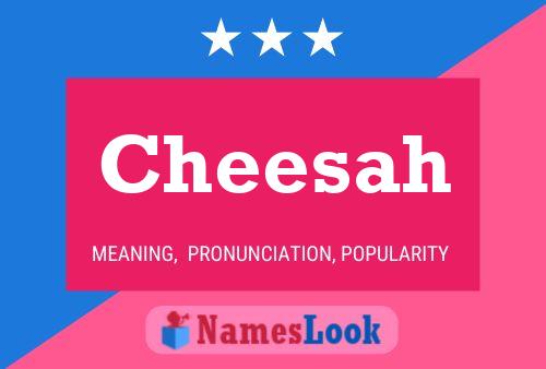 ملصق اسم Cheesah