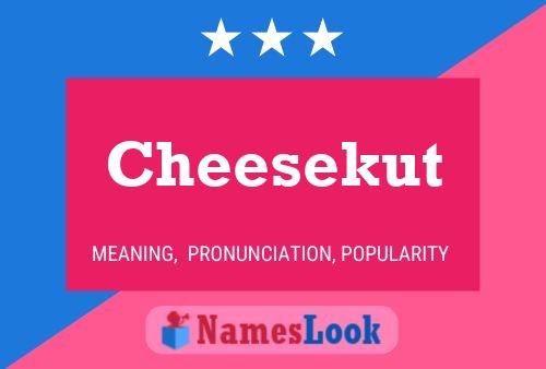 ملصق اسم Cheesekut