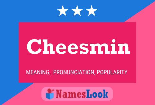 ملصق اسم Cheesmin