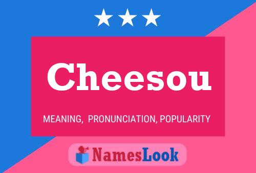 ملصق اسم Cheesou