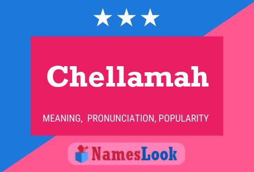 ملصق اسم Chellamah