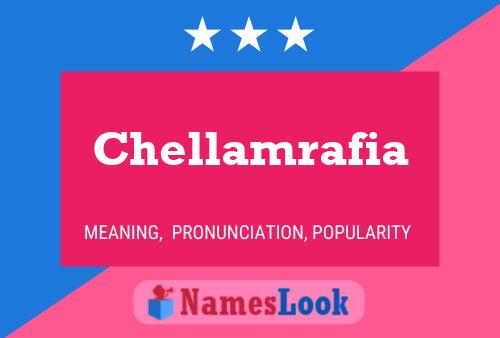 ملصق اسم Chellamrafia