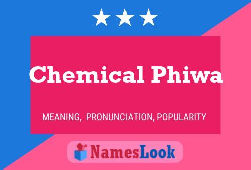 ملصق اسم Chemical Phiwa