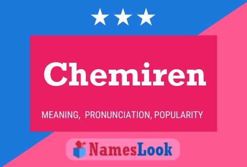 ملصق اسم Chemiren