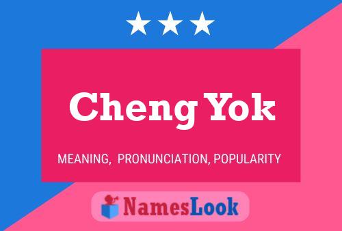 ملصق اسم Cheng Yok