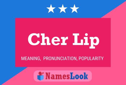 ملصق اسم Cher Lip