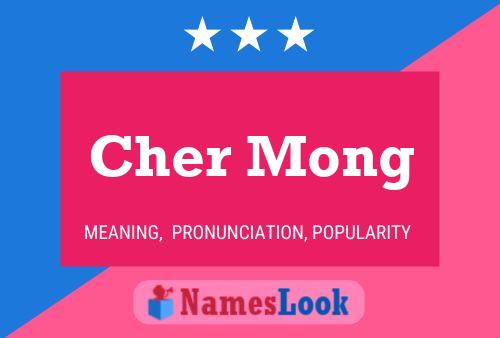 ملصق اسم Cher Mong