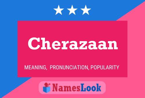 ملصق اسم Cherazaan