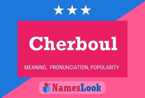 ملصق اسم Cherboul