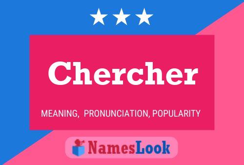 ملصق اسم Chercher