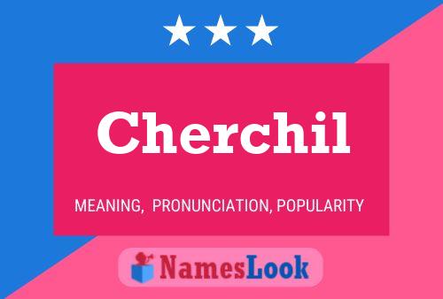 ملصق اسم Cherchil