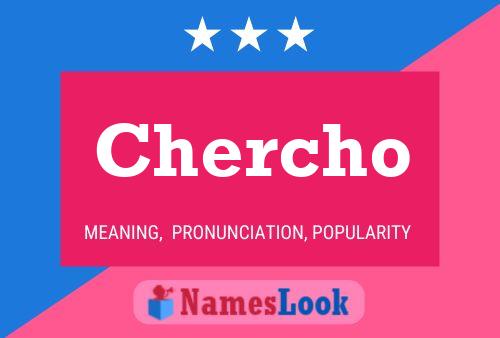 ملصق اسم Chercho