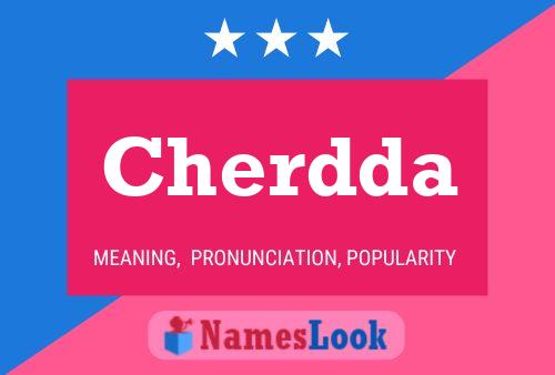 ملصق اسم Cherdda