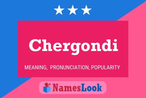 ملصق اسم Chergondi