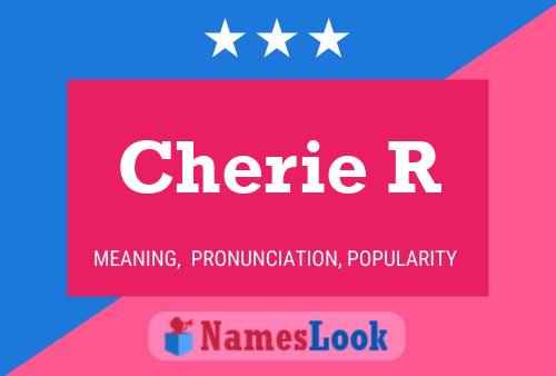 ملصق اسم Cherie R