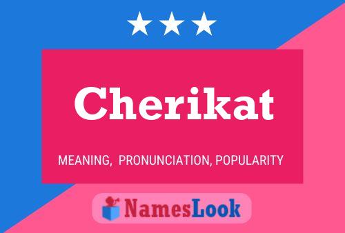 ملصق اسم Cherikat