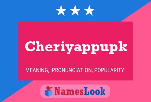 ملصق اسم Cheriyappupk