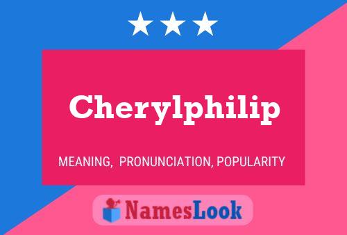 ملصق اسم Cherylphilip