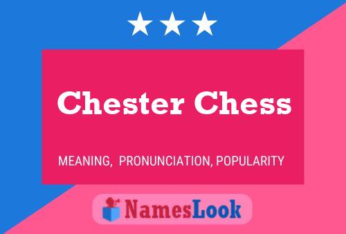 ملصق اسم Chester Chess