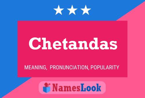 ملصق اسم Chetandas