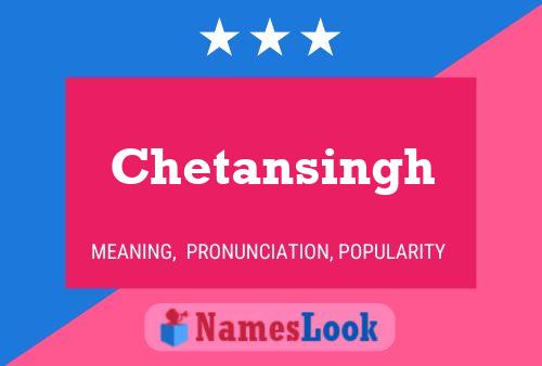 ملصق اسم Chetansingh