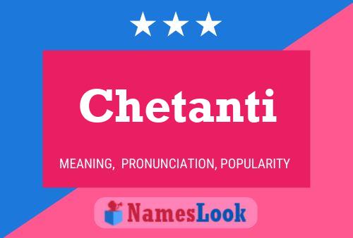 ملصق اسم Chetanti