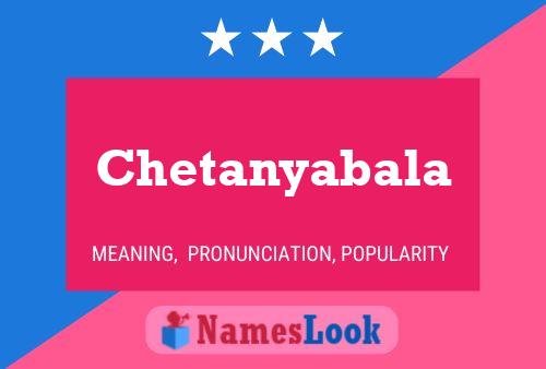 ملصق اسم Chetanyabala