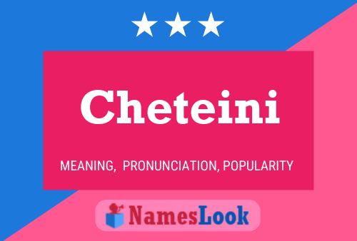 ملصق اسم Cheteini