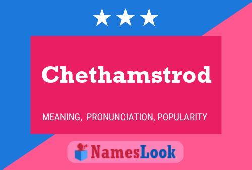 ملصق اسم Chethamstrod