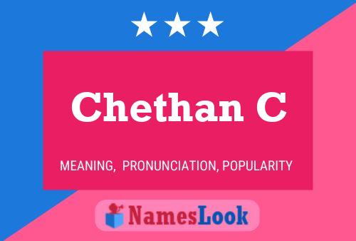 ملصق اسم Chethan C