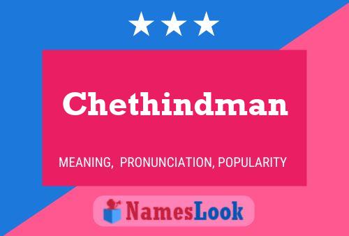 ملصق اسم Chethindman