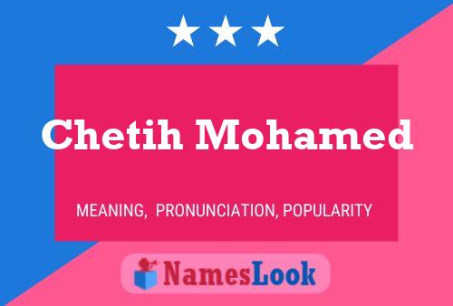 ملصق اسم Chetih Mohamed