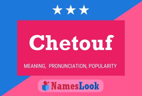 ملصق اسم Chetouf