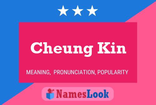 ملصق اسم Cheung Kin