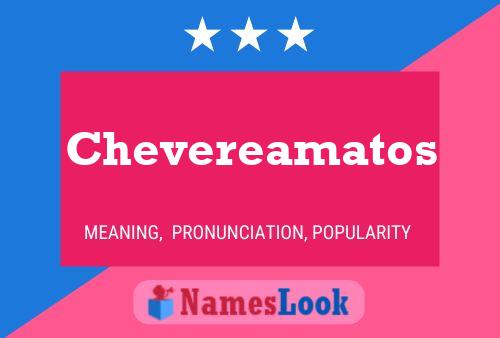 ملصق اسم Chevereamatos