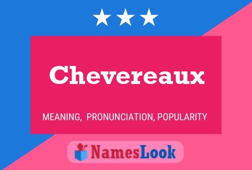 ملصق اسم Chevereaux