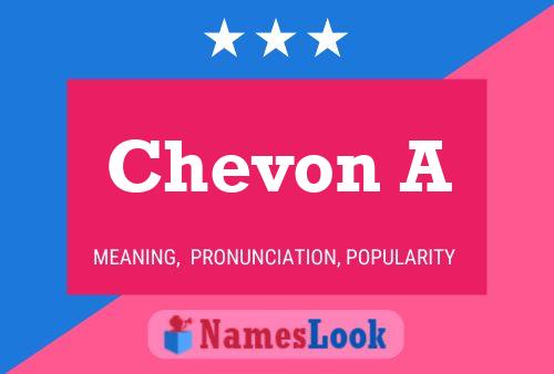 ملصق اسم Chevon A