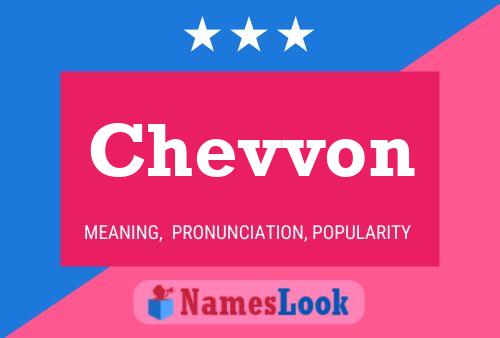 ملصق اسم Chevvon