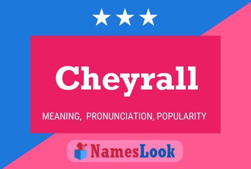 ملصق اسم Cheyrall