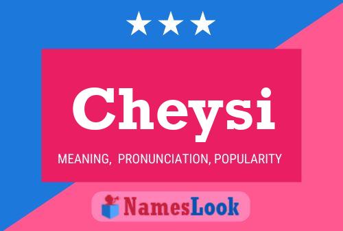 ملصق اسم Cheysi