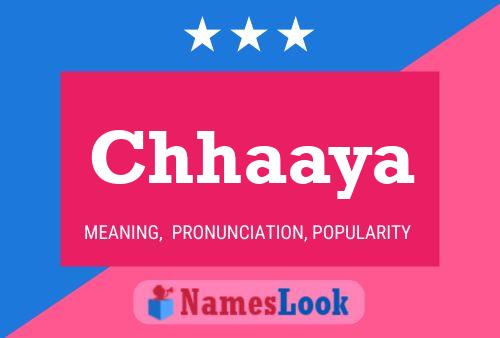 ملصق اسم Chhaaya